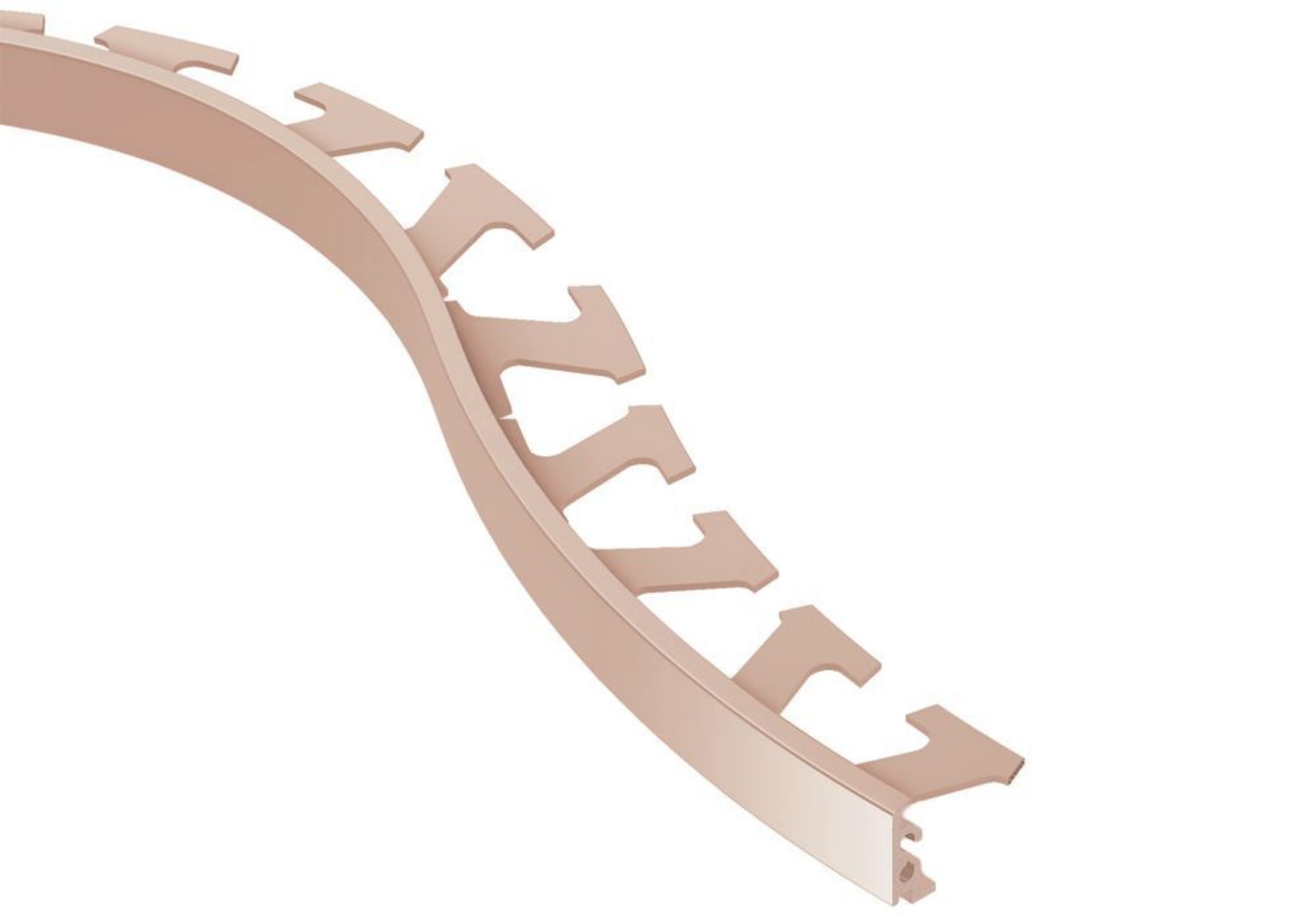 Schluter Jolly-Radius Profilé 7/16" Alum Cuivre Mat R/J110AK
