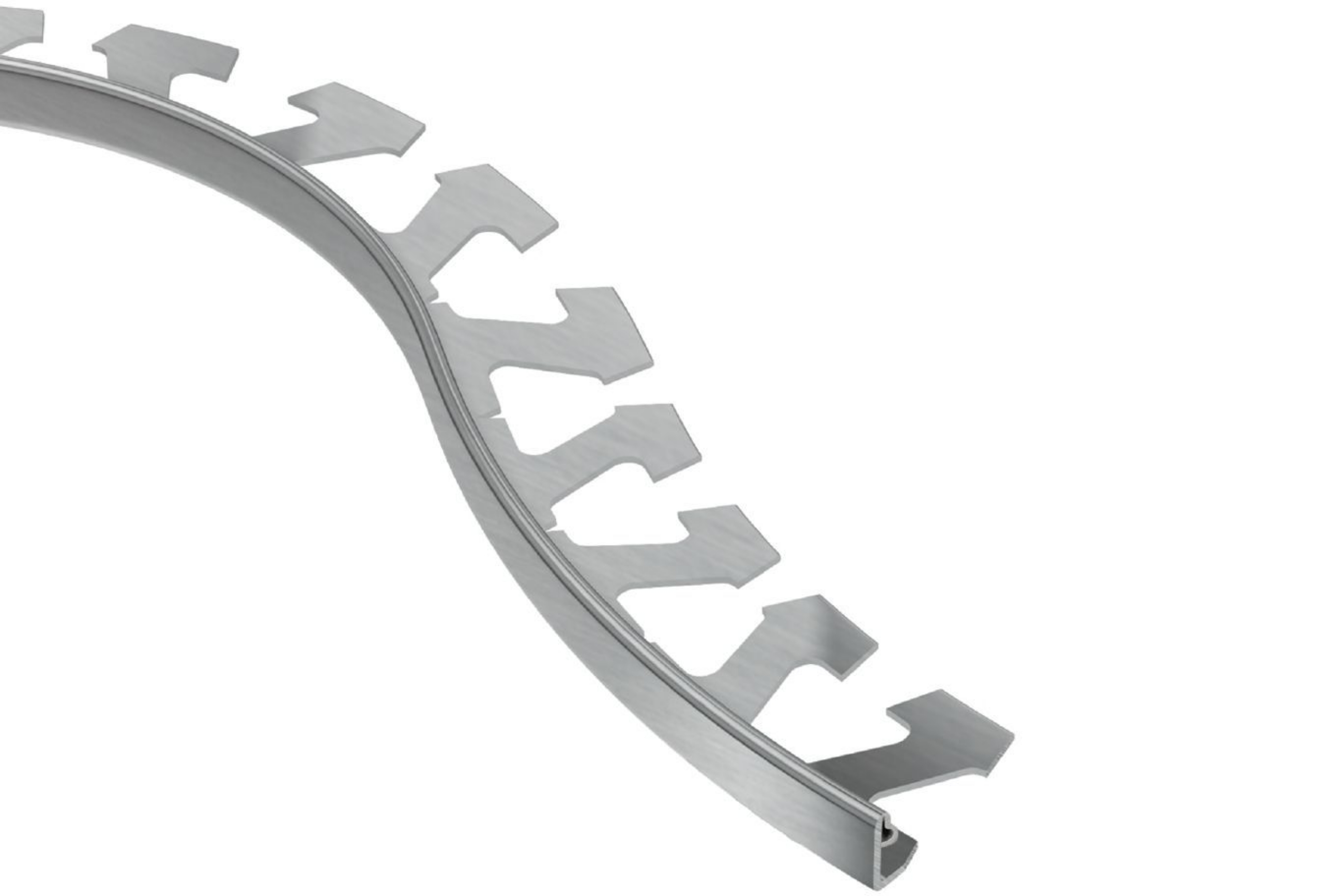 Schluter Jolly-Radius Profilé 7/16" Inox Brossé R/J110EB