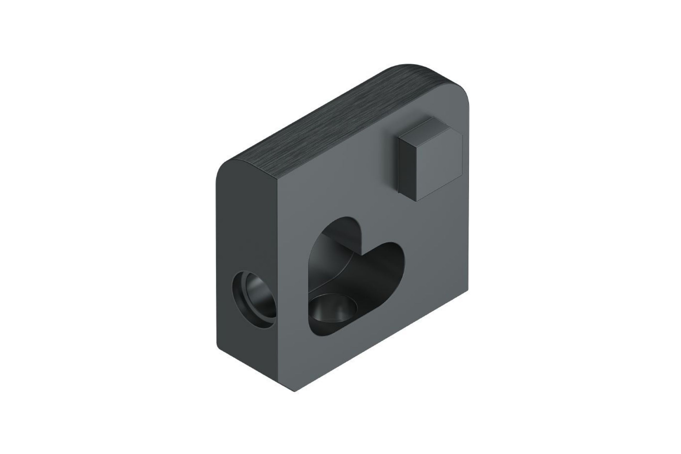 Schluter Jolly Coin Ext 3/8" Alum Graphite Brossé EV/J100AGRB