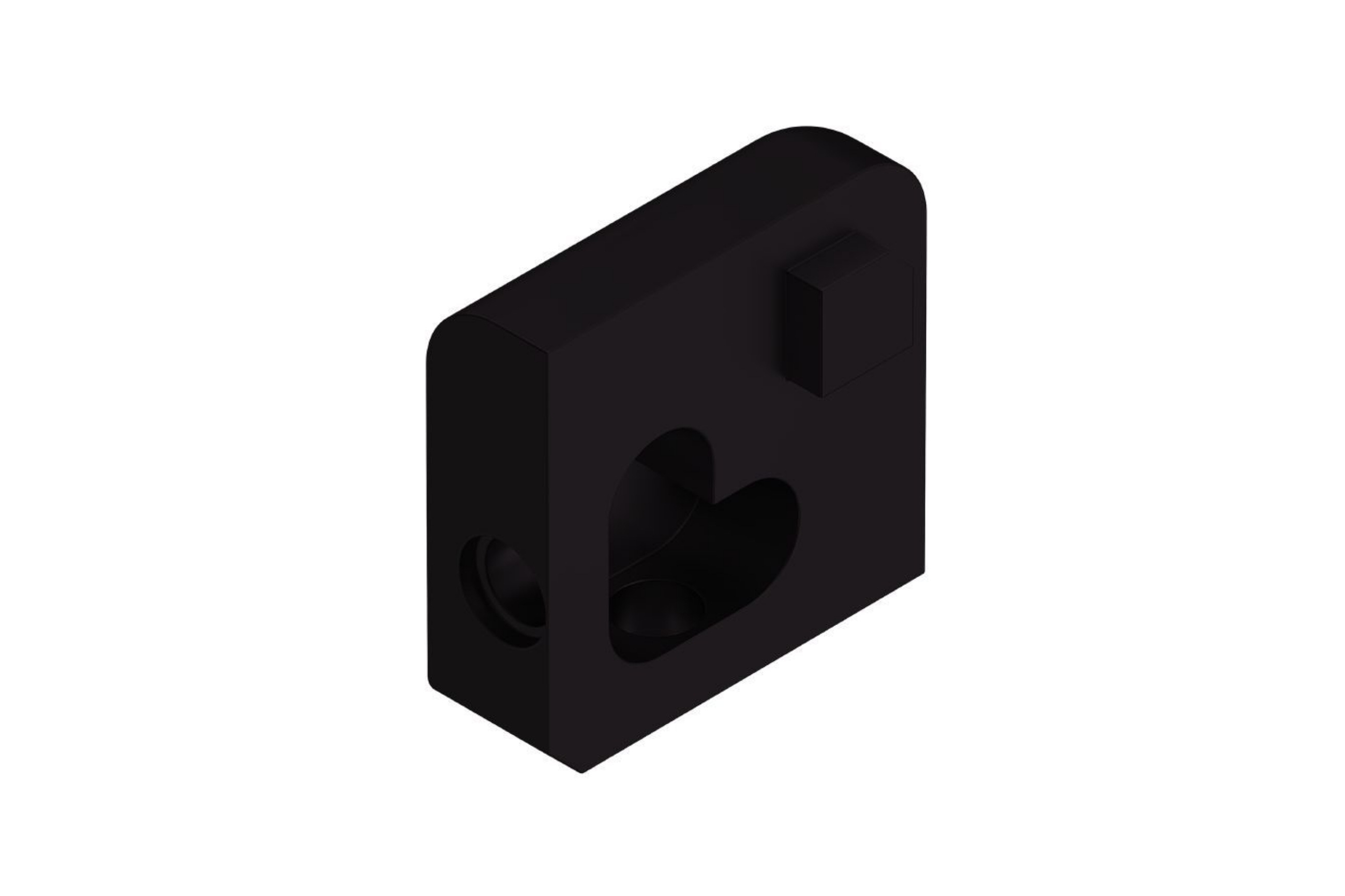 Schluter Jolly Coin Ext 3/8" Alum Brun Noir EV/J100SB