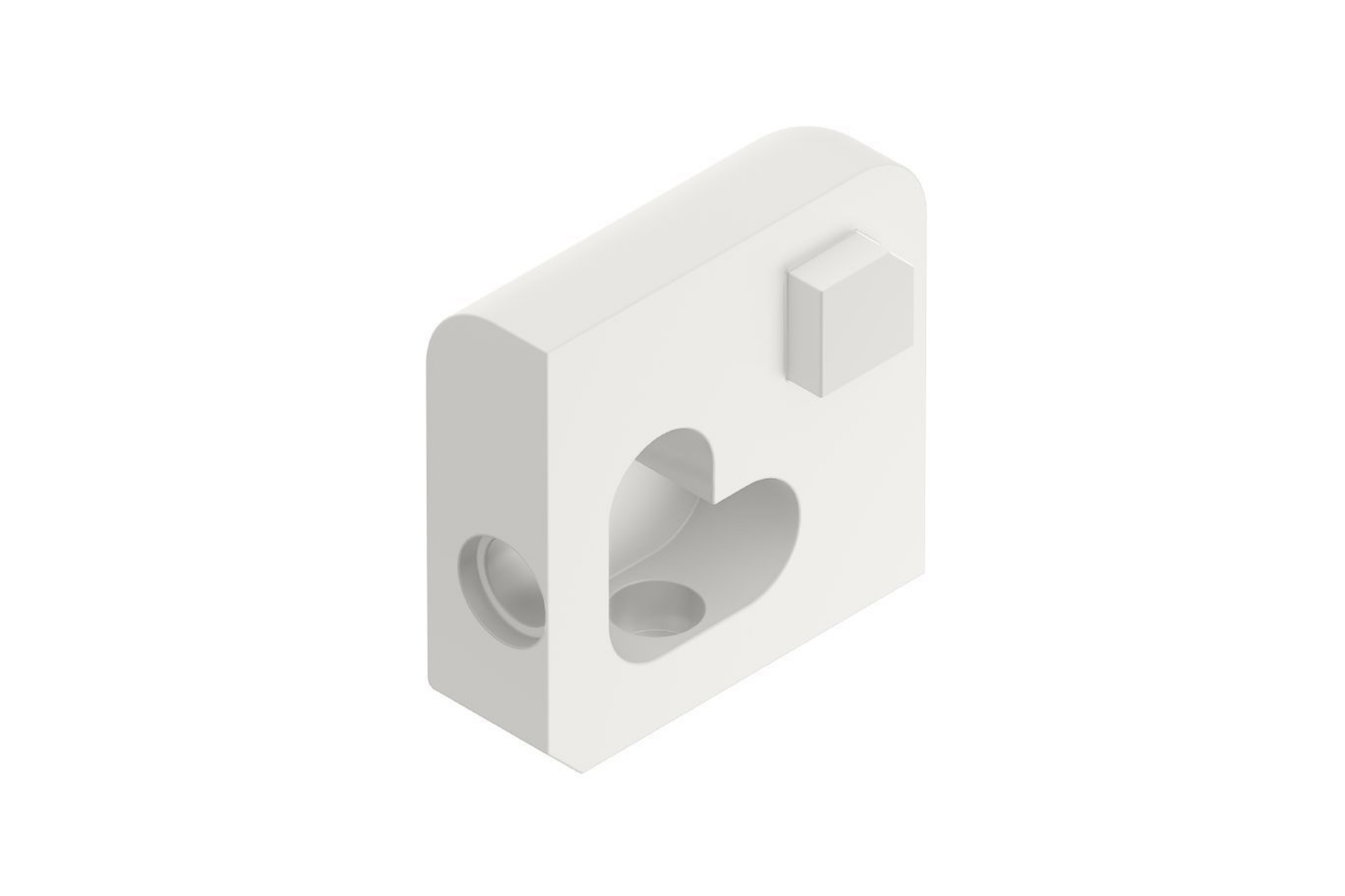 Schluter Jolly Coin Ext 5/16" Alum Blanc Mat EV/J80MBW