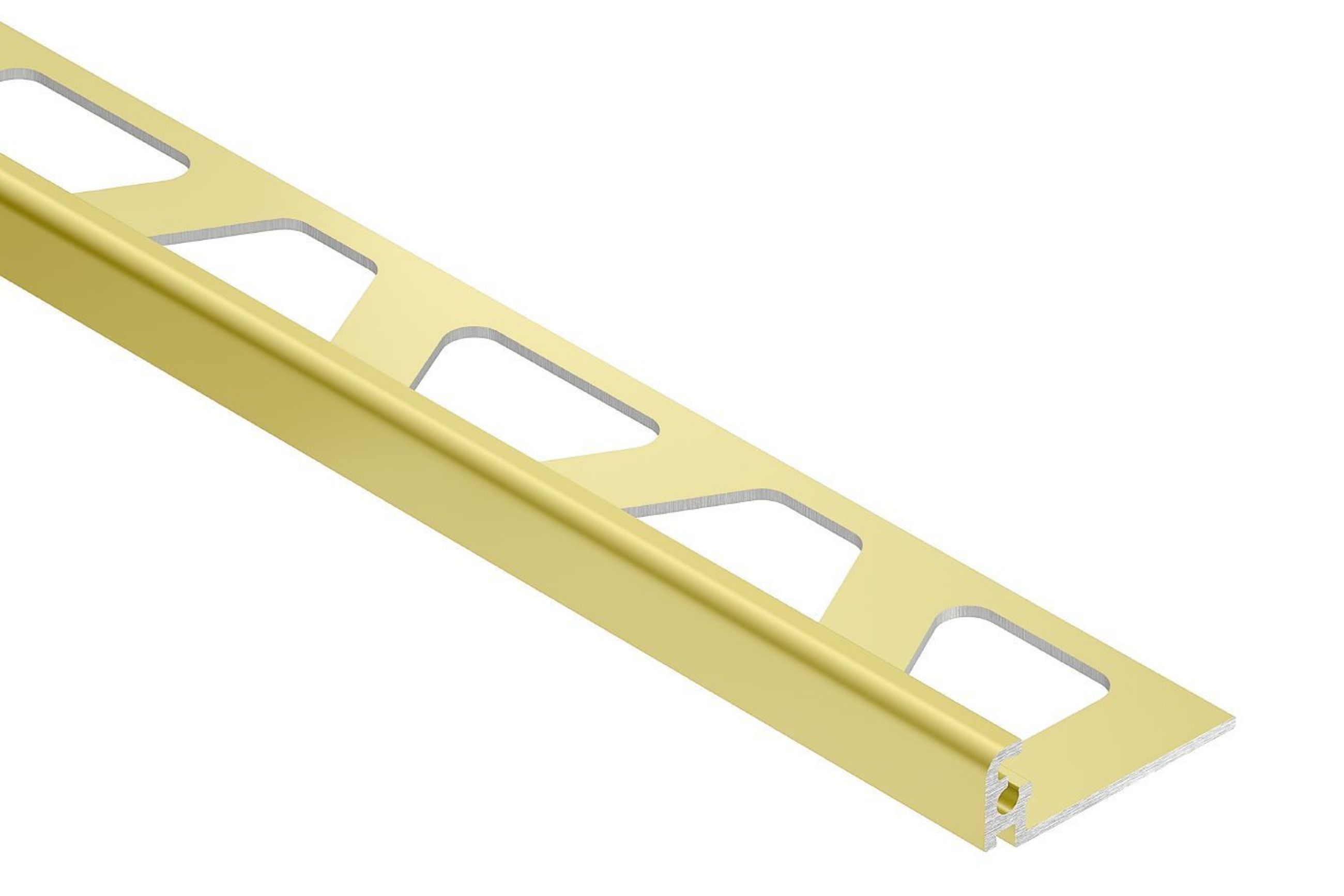 Schluter Jolly Profilé 1/4" Alum Laiton Mat J60AM