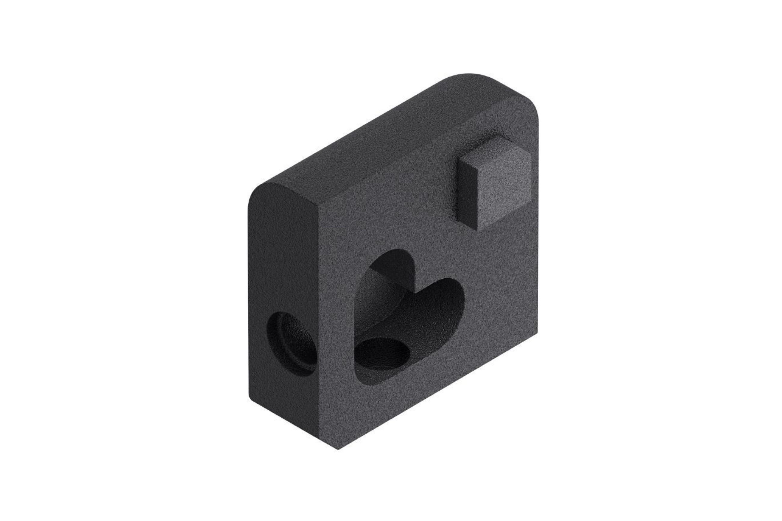 Schluter Jolly Coin Ext 1/4" Alum Anthracite Clair EV/J60TSLA
