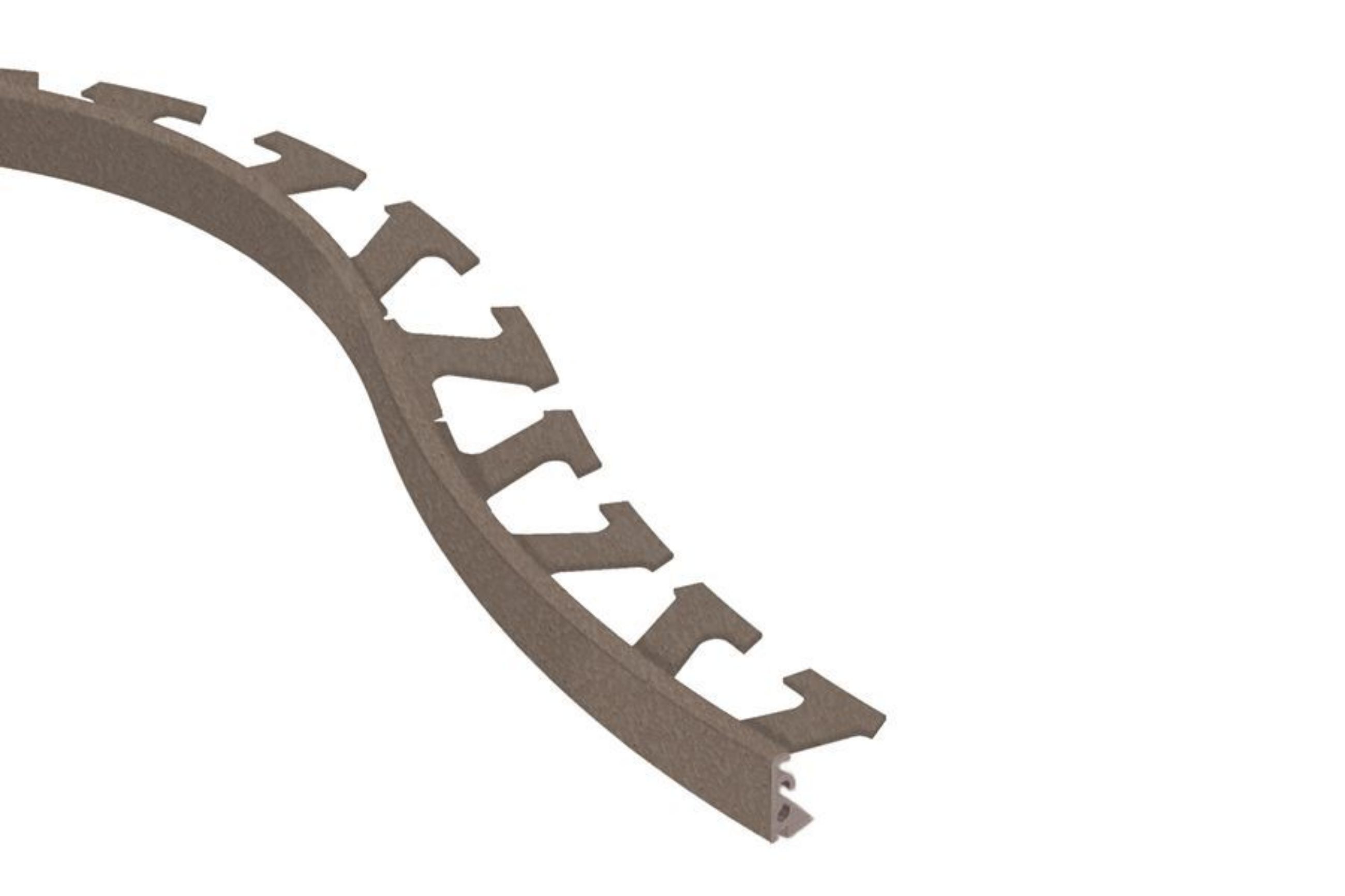 Schluter Jolly-Radius Profilé 1/2" Alum Beige R/J125TSB