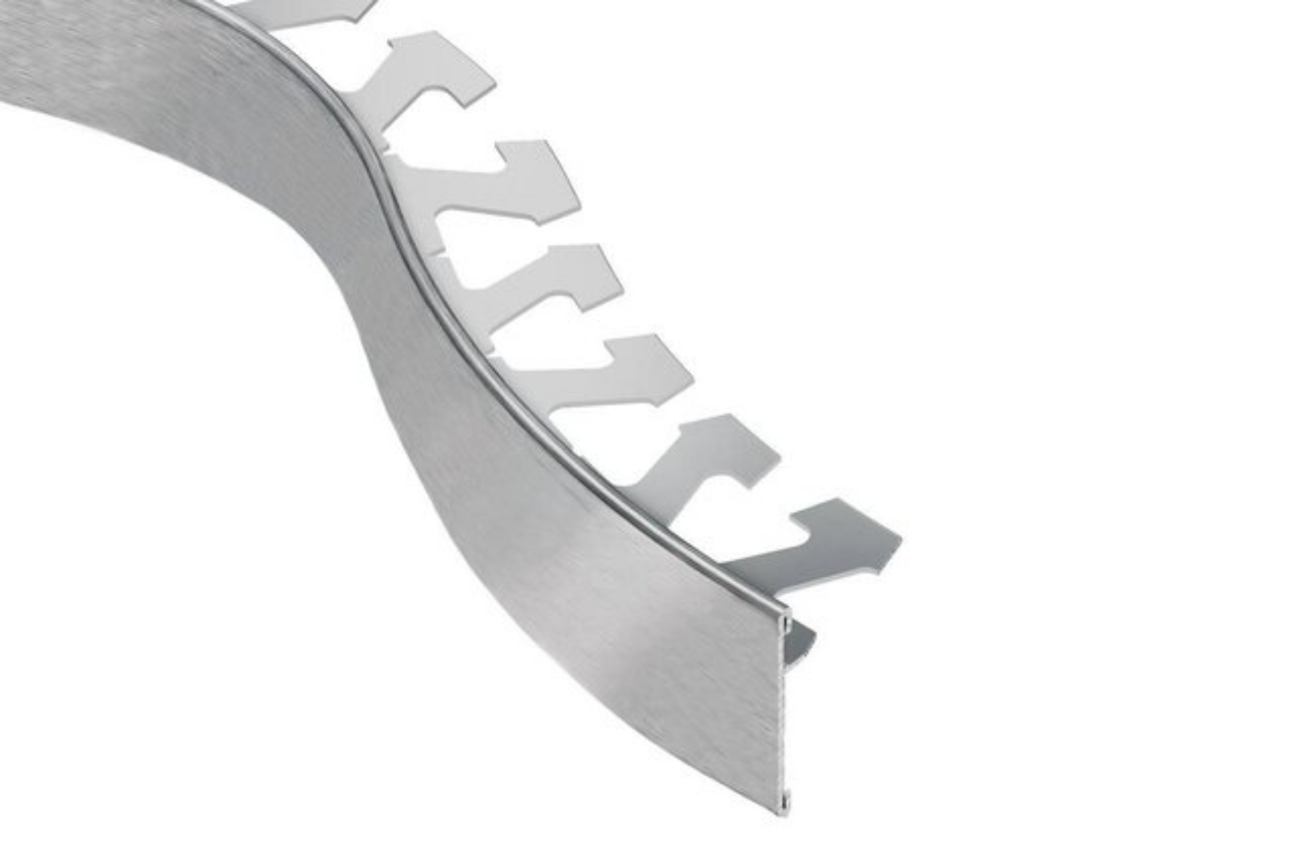 Schluter Schiene-Step-39 Radius 7/16" Inox Brossé R/SS110EB39