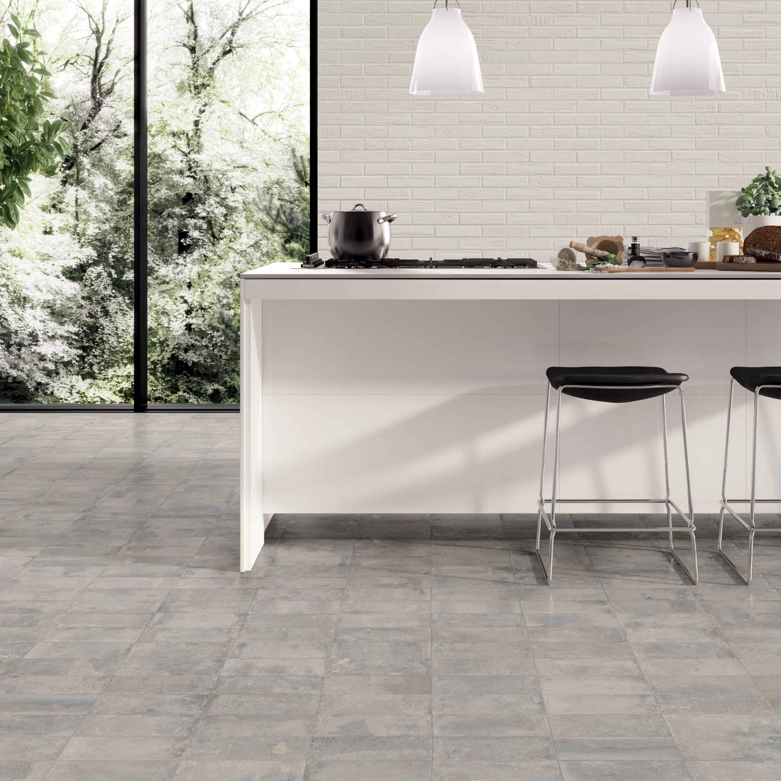 Bricklane (Kotto) | Cenere | 2" x 10" | Mat