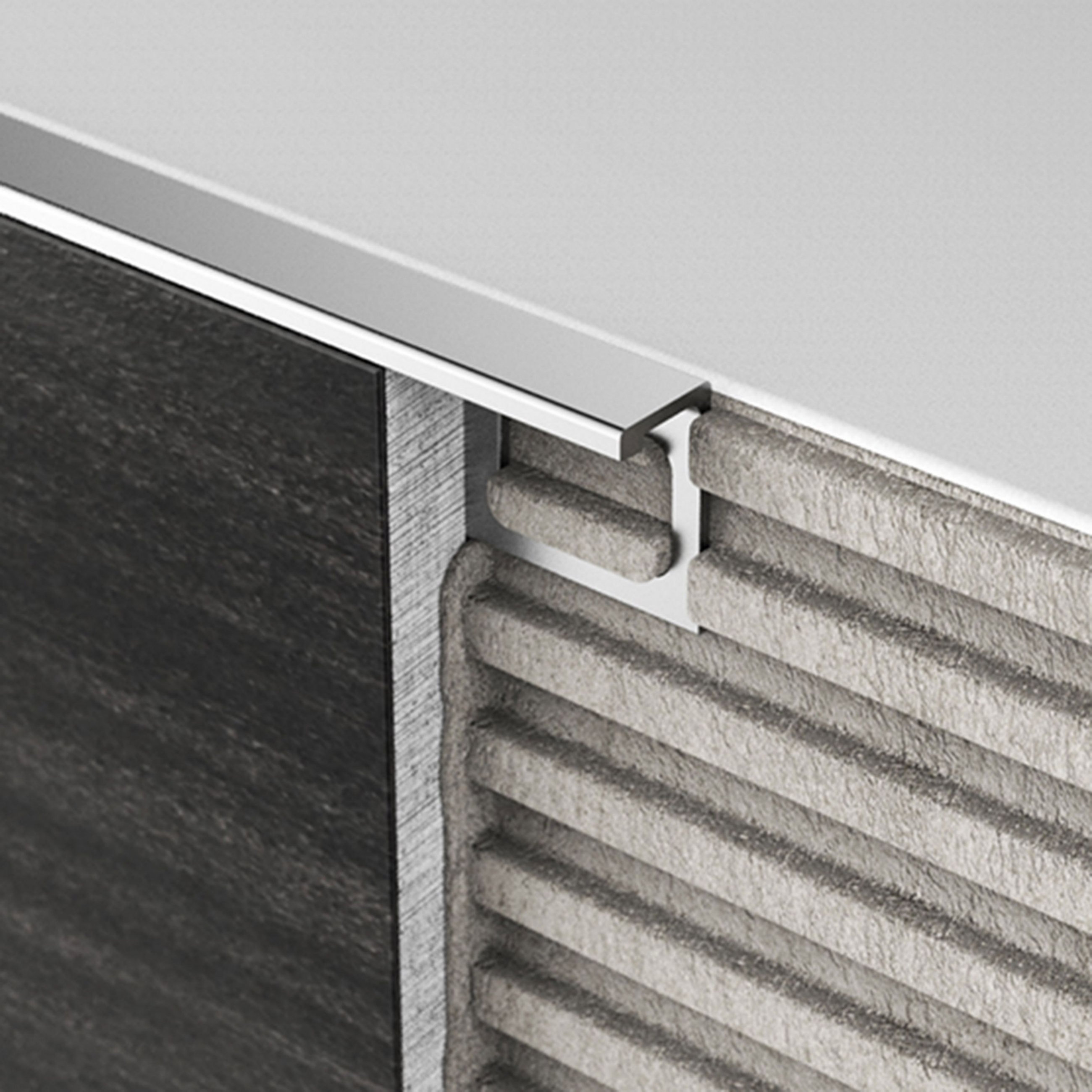 PROANGLE L-Shaped | Silver Satin | 6 mm